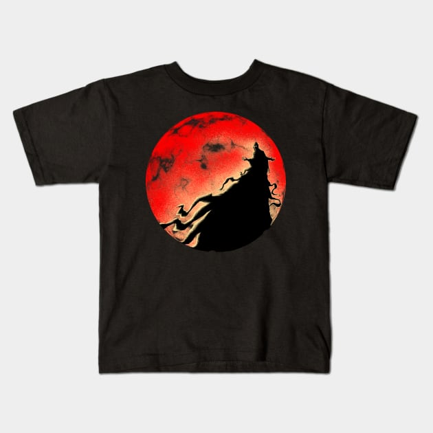 black cloak Kids T-Shirt by barmalisiRTB